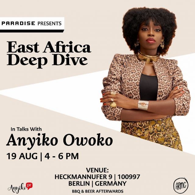 For artists and labels in Berlin looking to tap into East Africa, this one’s for you! Join us 19 Aug as we host @anyikowoko who we met this year at @africa_rising_music_conference! Anyiko Owoko is East Africa's leading Entertainment and Music Publicist, with an avant-garde PR & Talent Management agency executing PR & campaigns for social impact across the continent. The Music and Events Curator has over ten years experience in the media and music industry. Her knack for promoting artists and labels, coupled with a broad media network and diverse work experience, has elevated her to become one of Africa’s most influential women in music business and the creative sector. Sign up link for the deep dive talk will drop next week! Save the date 🙌🏾 #Kenya #Promotion #Talks #AfricaRising #BuildingBridges #AnyikoPR