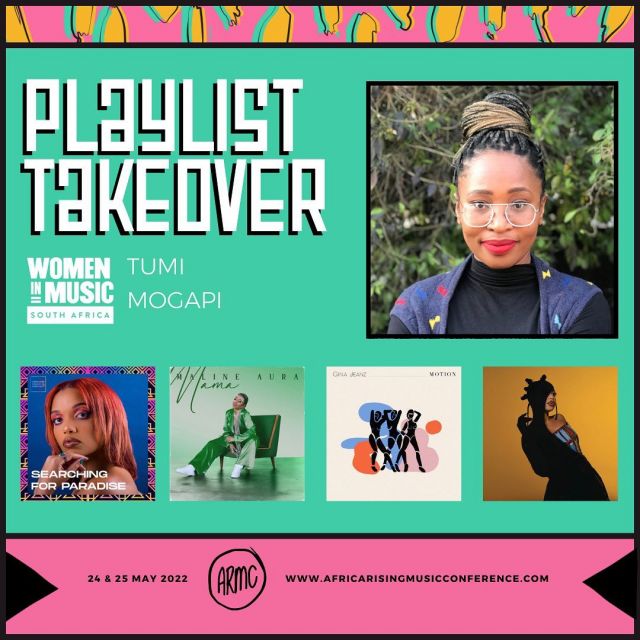 Continuing to set the highlight on #females after National Women's Month with a playlist take over from @toomz_mogapi , Chapter Chair of Women In Music!Serving energizing afro vibes from @jackiequeens , @desiree_rsa , @thandidraai & @lavita_dj !Have a listen (link in Bio)🔗