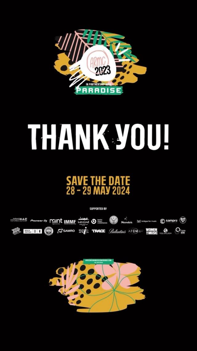 After a well-deserved rest, we are excited to share with you what went down at #ARMC2023 and at #MTNBushfire2023.  From the ARMC and Paradise team, we would like to say THANK YOU for your immense grace and support. Your presence made it a beautiful experience.  Over the coming months, we will celebrate the captivating sessions, brilliant speakers, talented artists, and incredible companies that have been an integral part of the ARMC23 edition. And we will update you on the developments for the year to come!  Stay in the loop and sign up for our newsletter to receive exclusive updates, behind-the-scenes glimpses, and early access to all the ARMC 2024 details.  #ARMC2023Highlights #ARMC2024 #KnowledgeExchange #GermanDelegates #ZambianDelegates #MusicIndustry